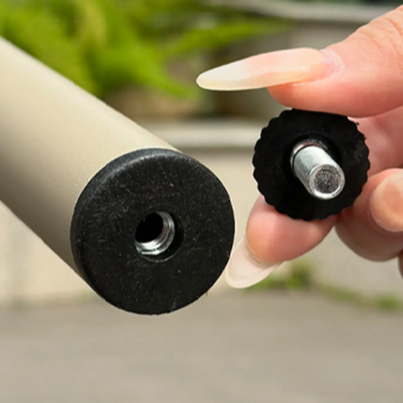 Contemporary Beige Patio Dining Set Weatherproof Image - 8 | homeyfad