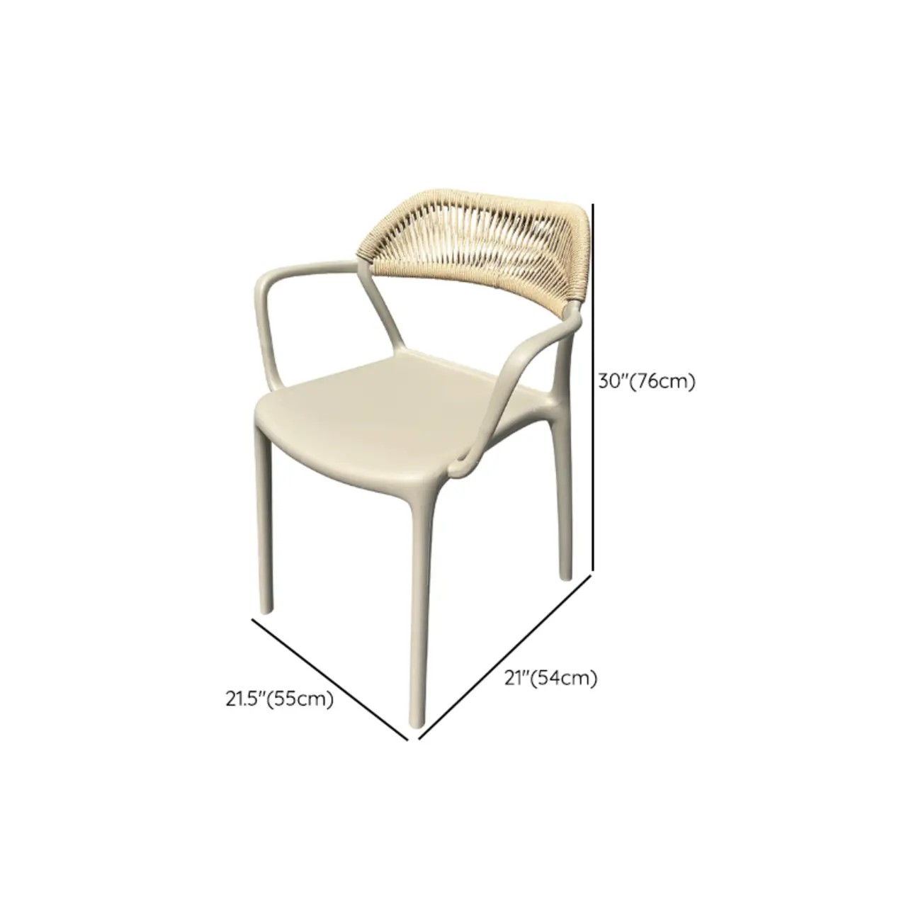 Contemporary Beige Patio Dining Set Weatherproof Image - 12 | homeyfad