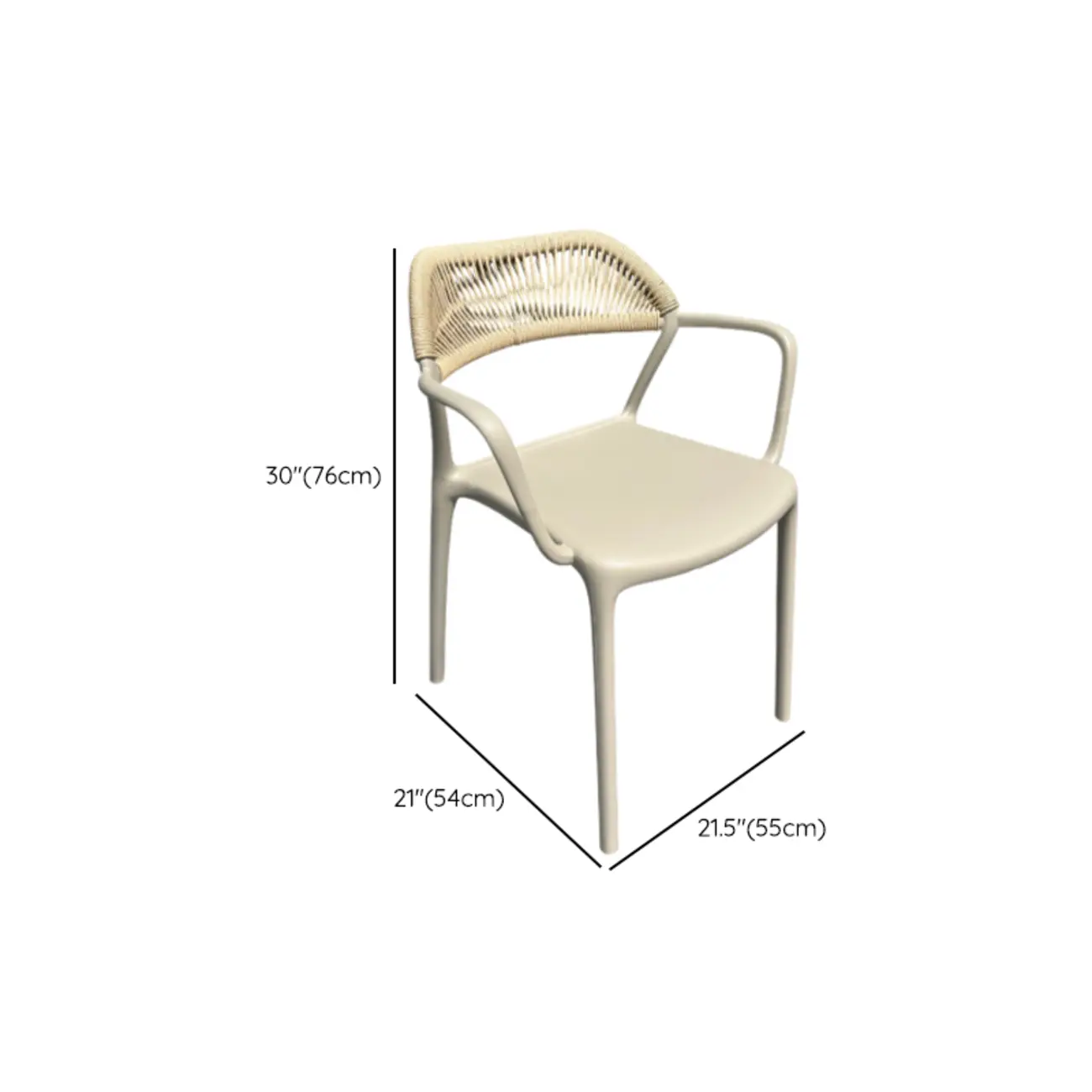 Classic Small Beige Patio Rust-resistant Outdoor Set Image - 11 | homeyfad