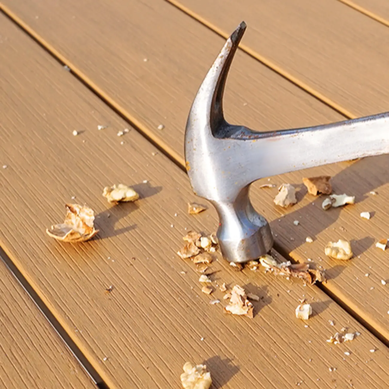 5 Piece Minimalist Wood Metal Patio Dining Set Image - 5 | homeyfad