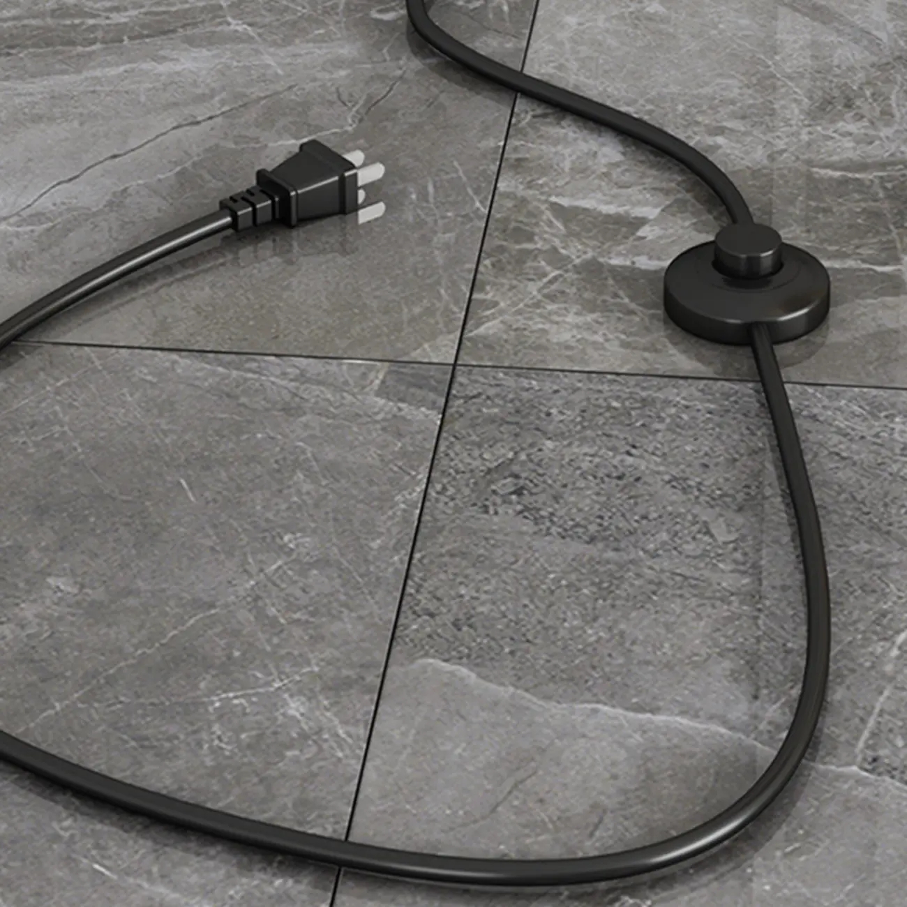 Contemporary Tapered Metal Floor Lamp Fabric Shade Image - 6 | homeyfad