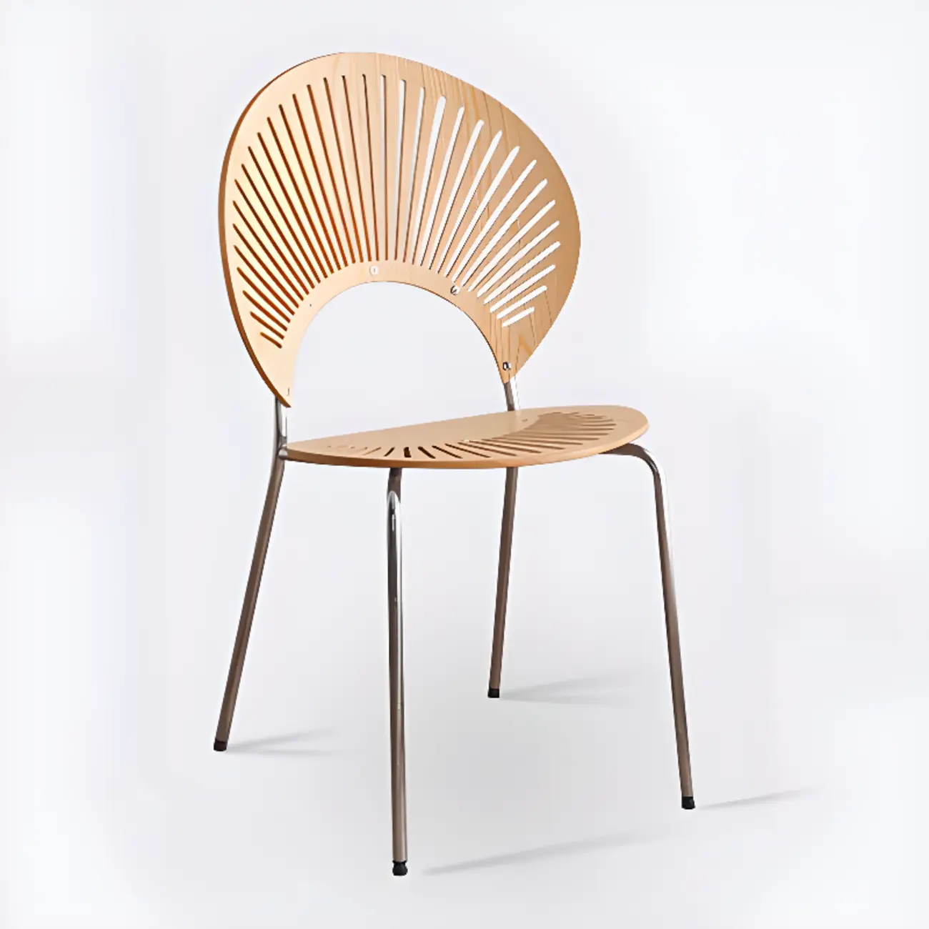 Modern Dining Room Side Chair with Ventilated Back, Upholstered Steel Frame, and Foot Pads Image - 17 | homeyfad