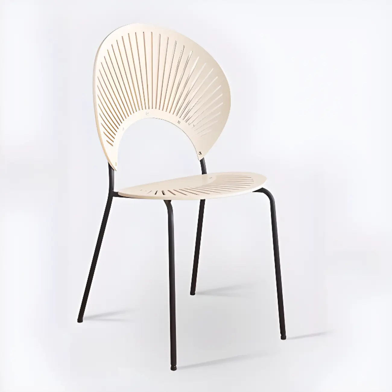Modern Dining Room Side Chair with Ventilated Back, Upholstered Steel Frame, and Foot Pads Image - 18 | homeyfad