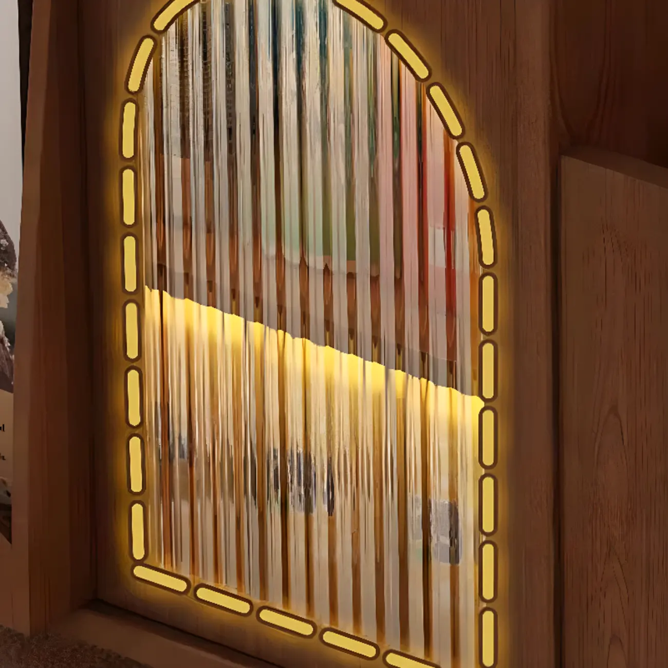 Functional Foldable Tabletop Wood Side Table With Wheels Image - 8 | homeyfad