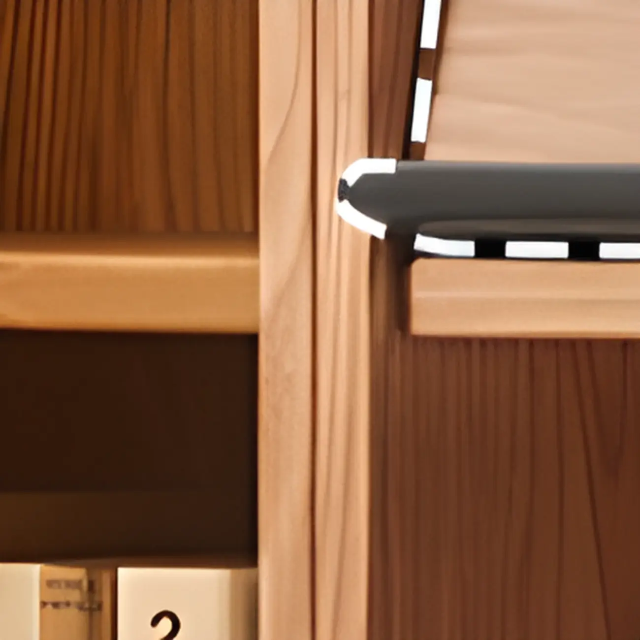 Unfinished Color Vertical Oak Wood Bookshelves with Closed Back Image - 8 | homeyfad