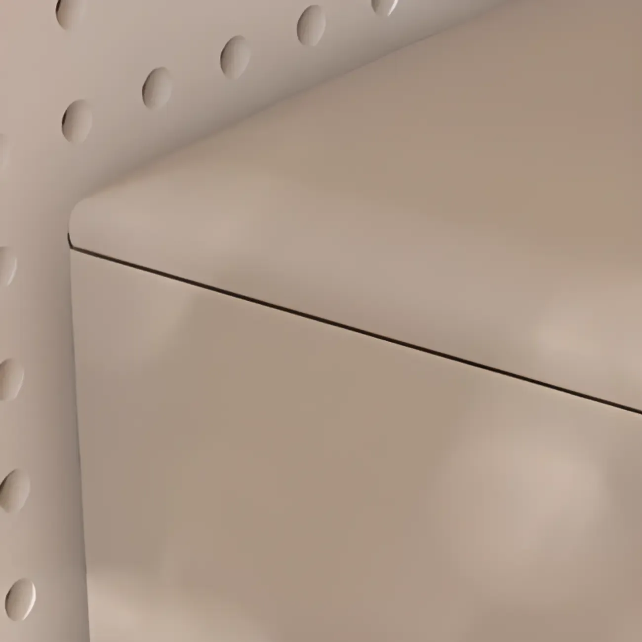 Modern Khaki Entryway Storage Bench With Padded Seat Image - 13