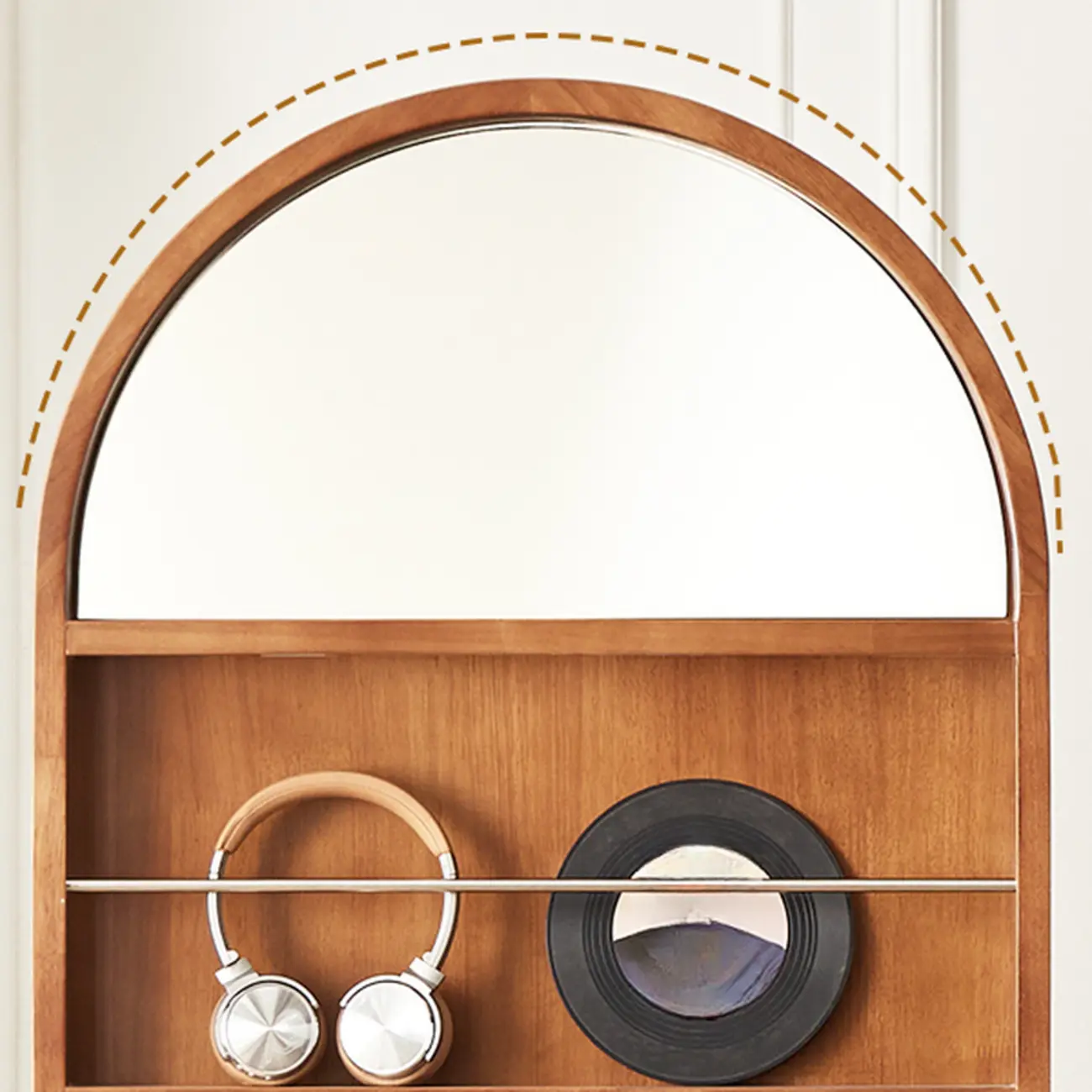 Modern Oak Wood Vertical Closed Back Bookcase Image - 9 | homeyfad