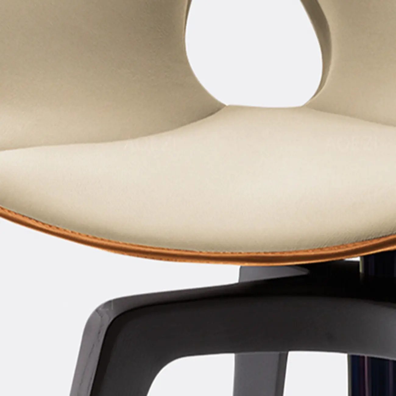 Mid-century Modern Swivel Dining Chairs Curved Low Back Image - 6 | homeyfad