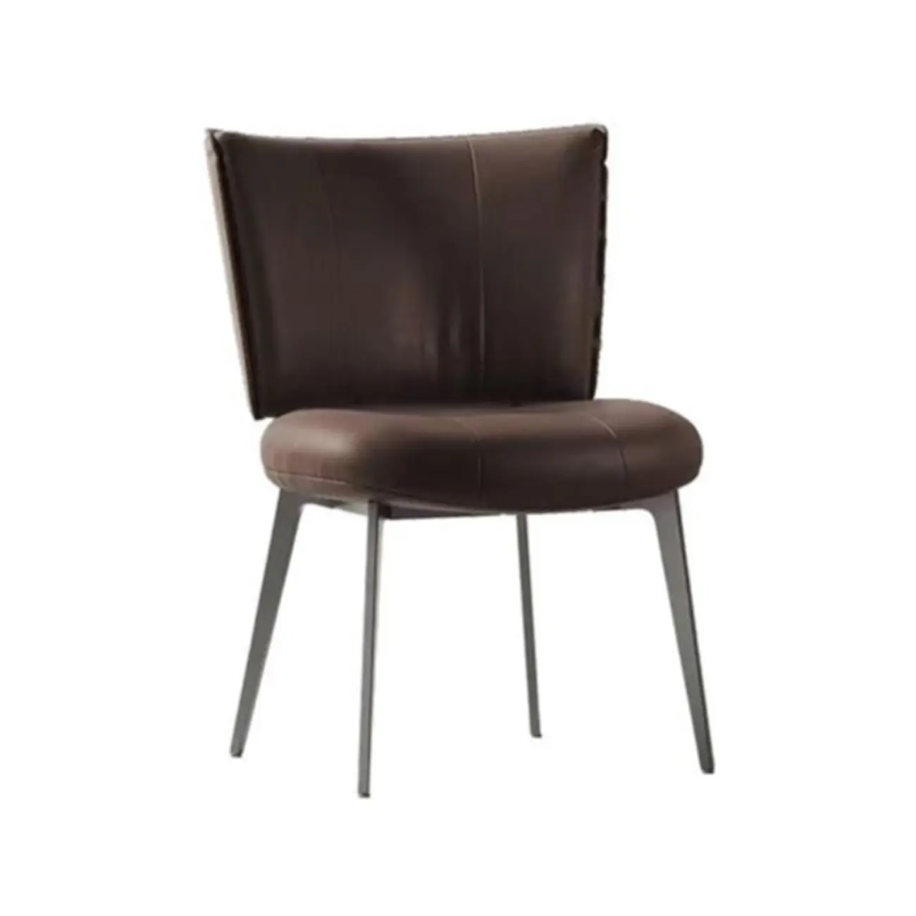 Urban Chic Curved Back Upholstered Trufted Dining Chairs Image - 9 | homeyfad