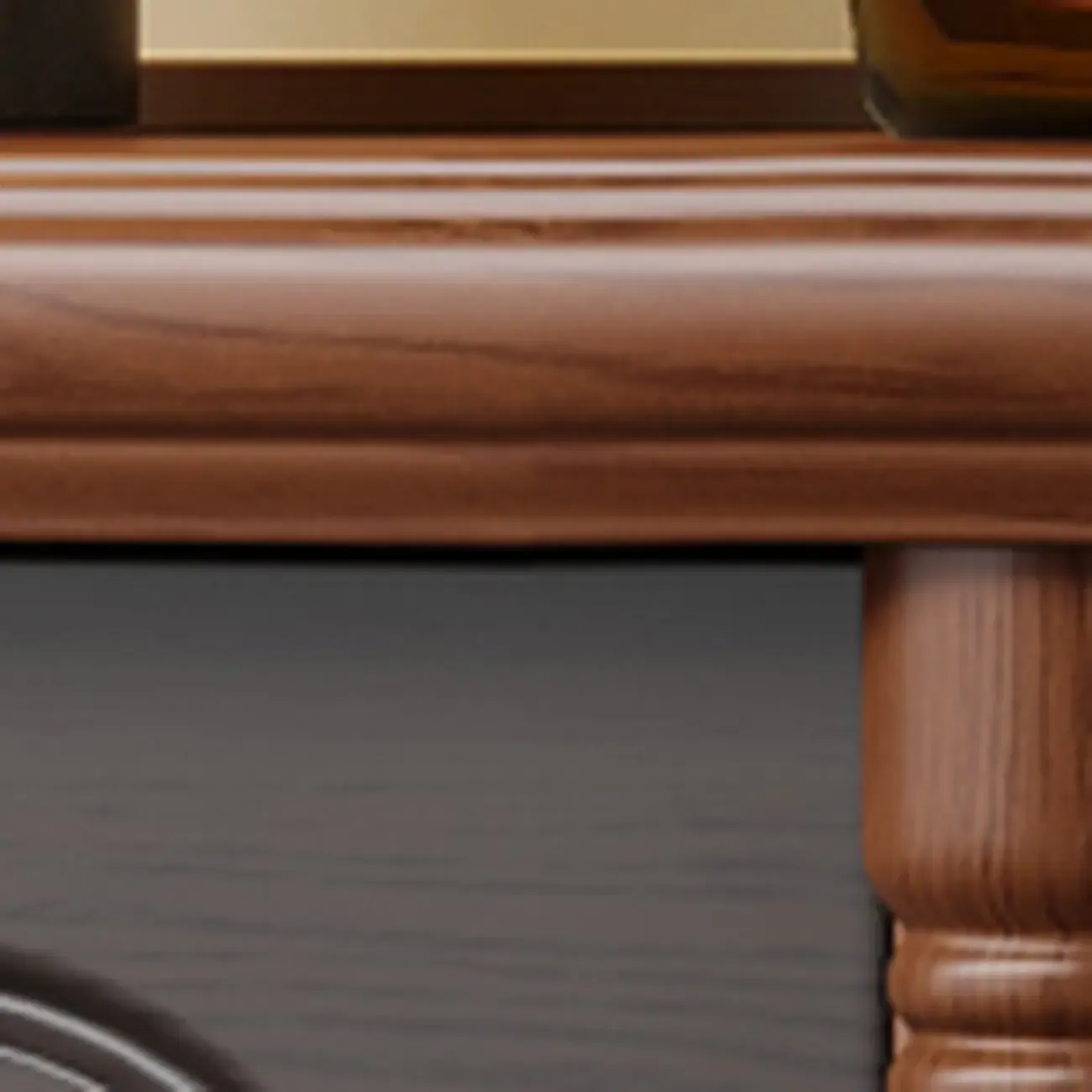 Mid Century Modern Wooden 3-drawer Nightstand with Legs Image - 6