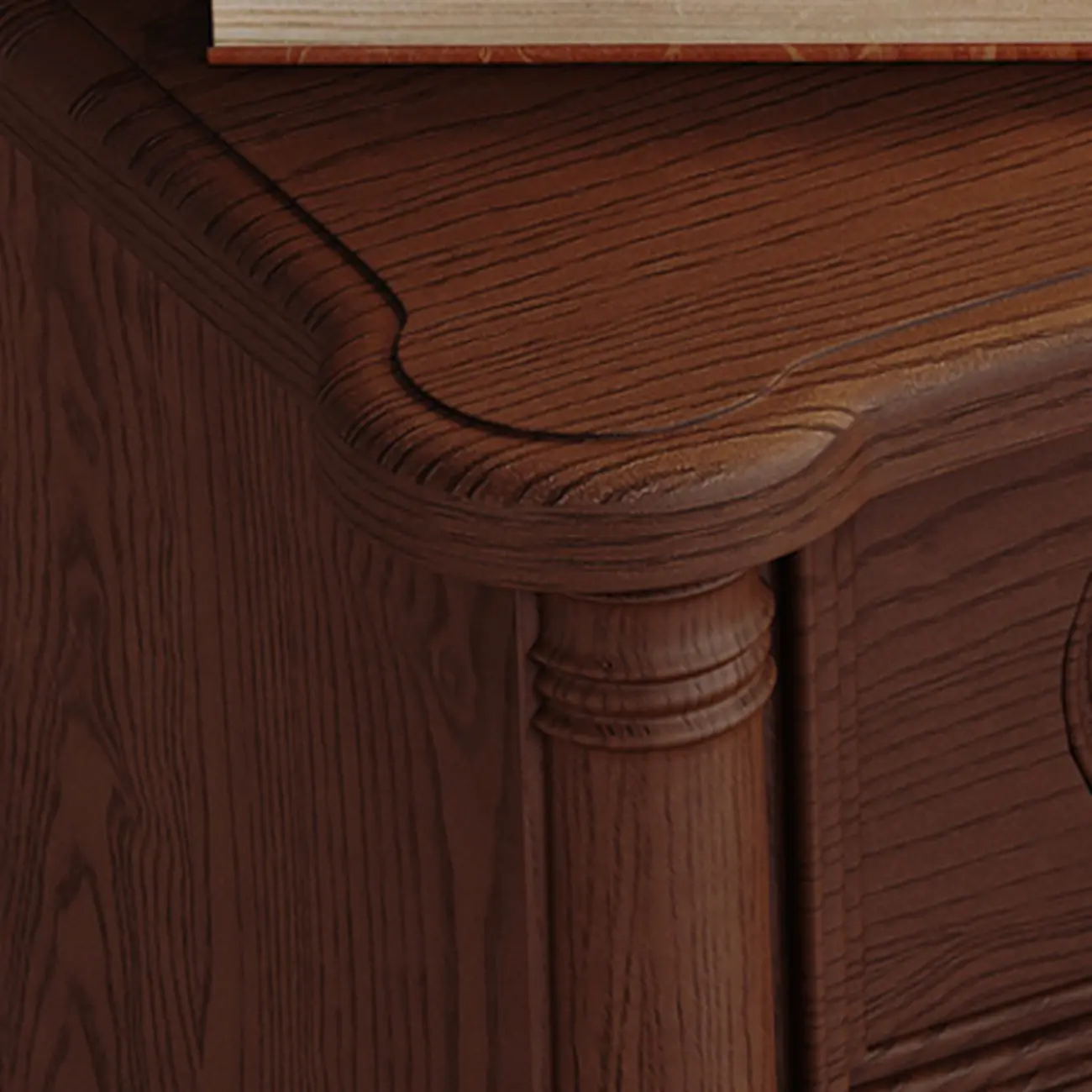 Traditional Wooden Nightstand with Hidden Built-in Safe Image - 9 | homeyfad