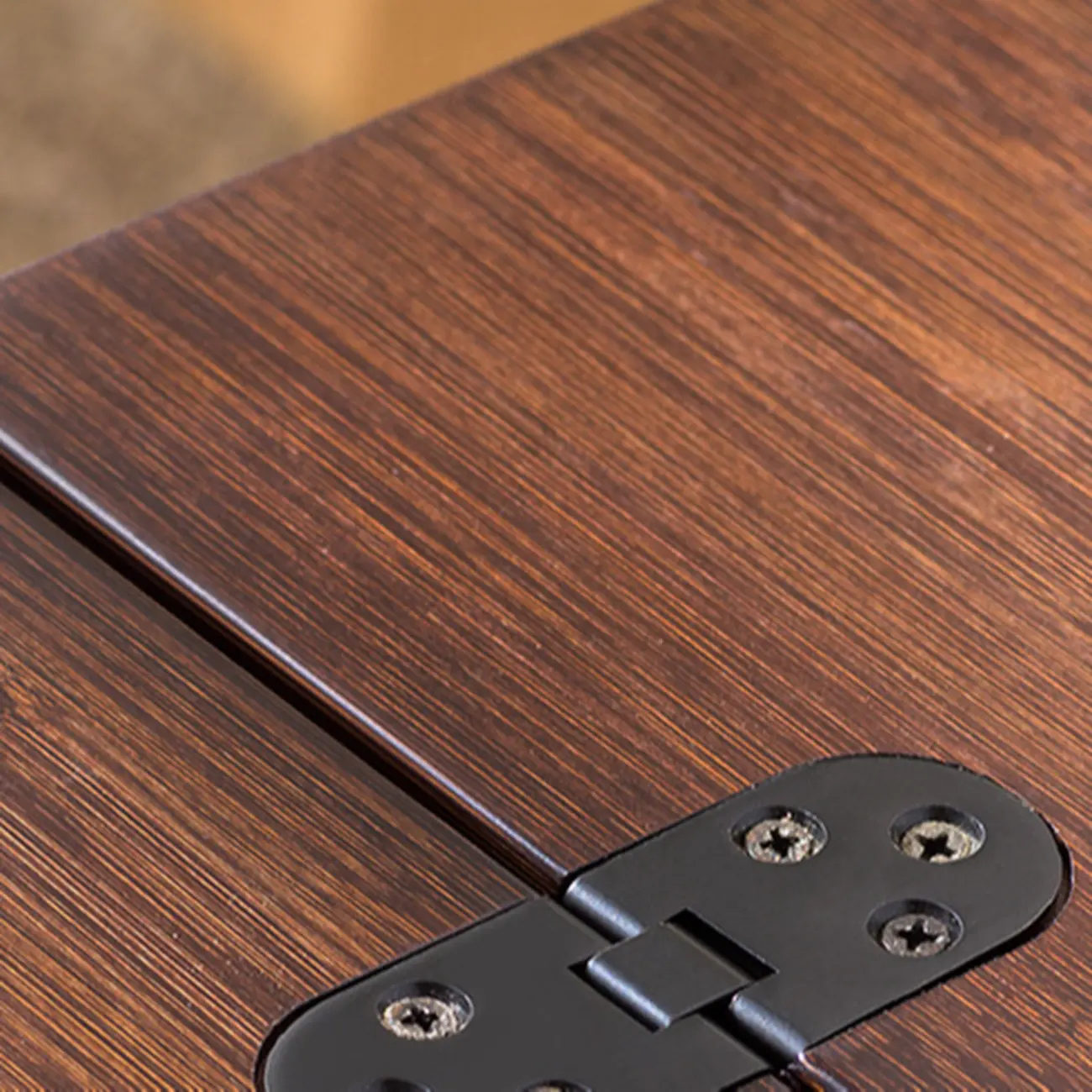 Swivel Modern Moso Bamboo Side Table with Wheels Image - 8 | homeyfad