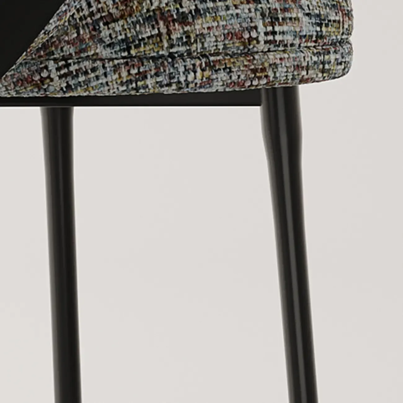 Modern Cotton-linen Upholstered Low Back Arm Chairs Image - 11