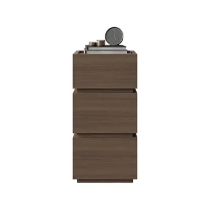 Minimalist Narrow 3-drawer Nightstand for Apartment Image - 5