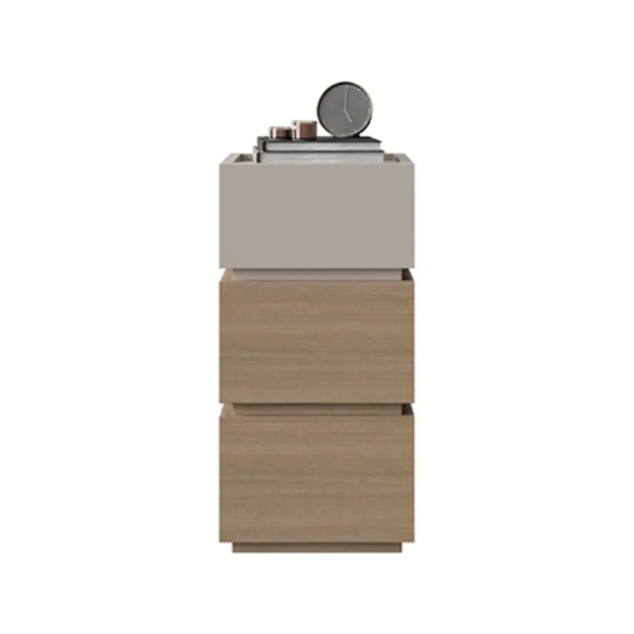 Minimalist Narrow 3-drawer Nightstand for Apartment Image - 11