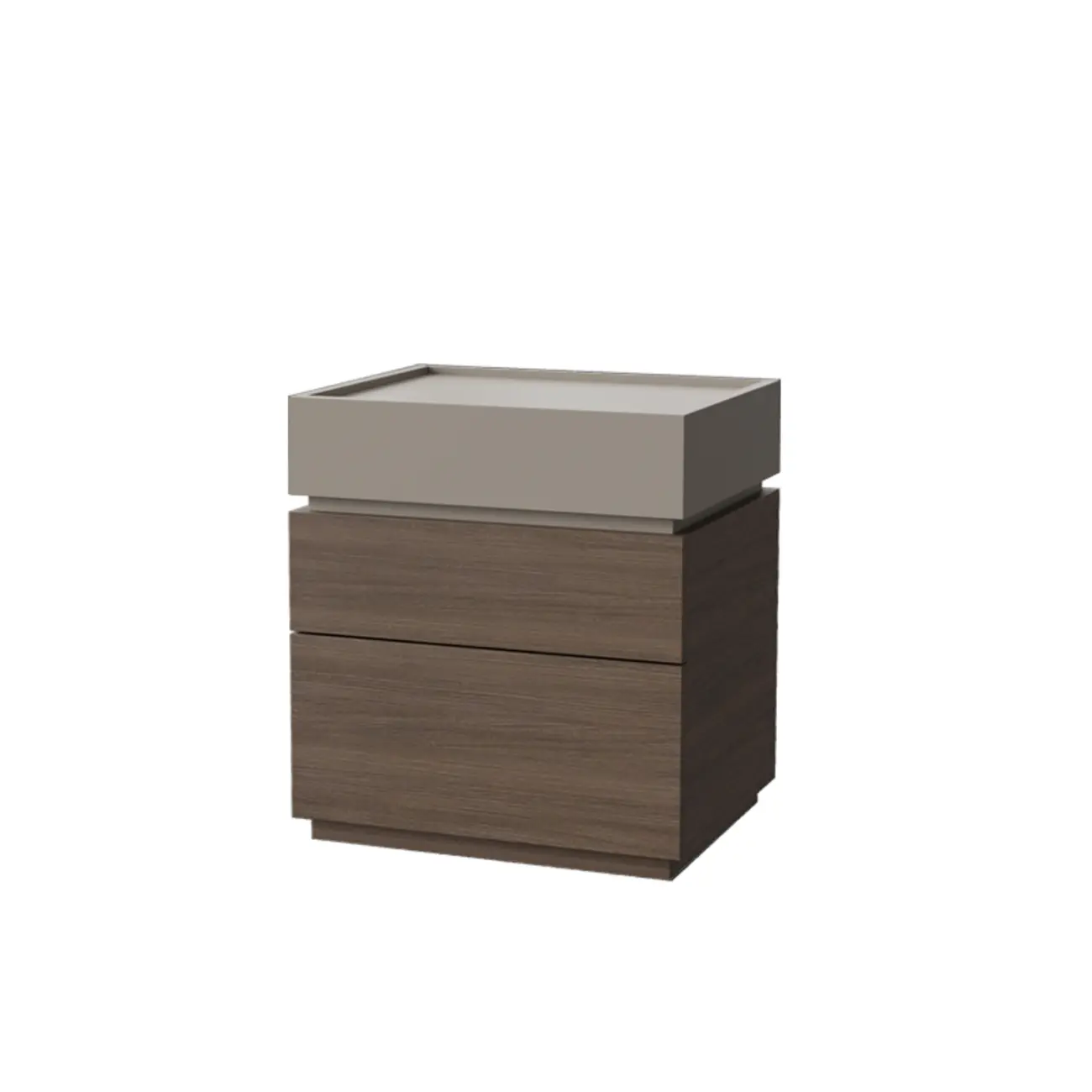 Modern Elegant Wood Nightstand With 3-Drawer Storage Image - 5 | homeyfad