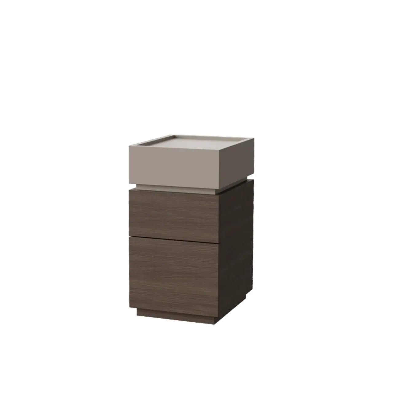 Modern Elegant Wood Nightstand With 3-Drawer Storage Image - 7 | homeyfad