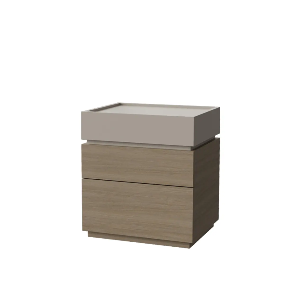 Modern Elegant Wood Nightstand With 3-Drawer Storage Image - 12 | homeyfad