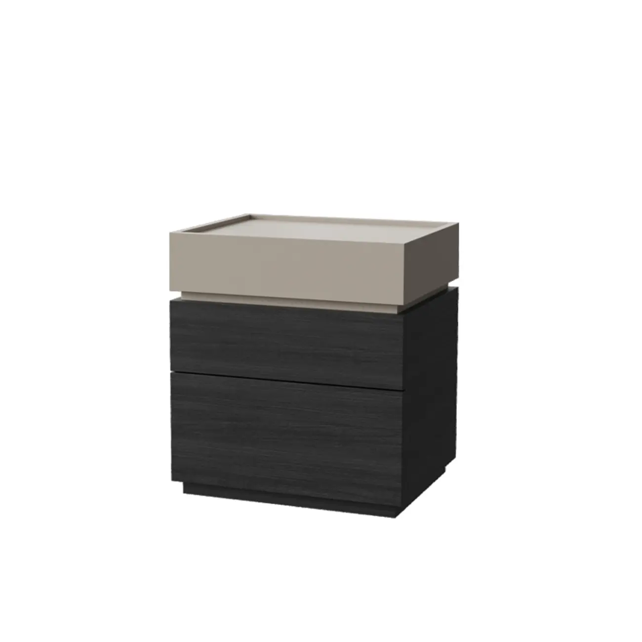 Modern Elegant Wood Nightstand With 3-Drawer Storage Image - 13 | homeyfad