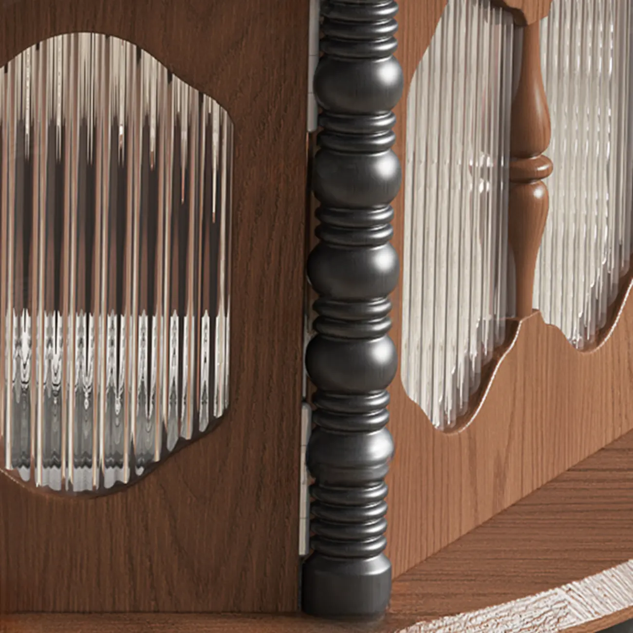 Traditional Circular Solid Wood Coffee Table With Storage Image - 9 | homeyfad