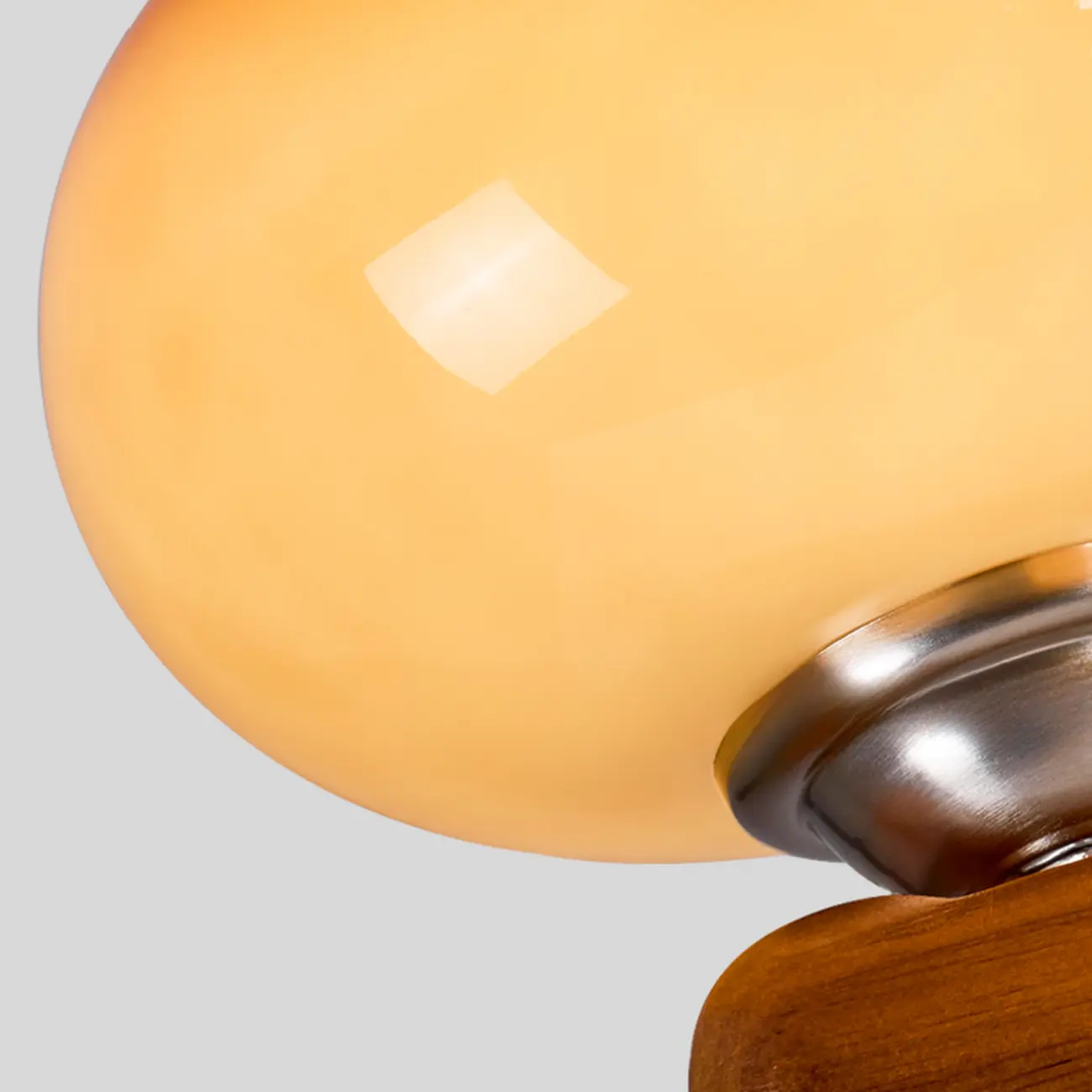 Amber Wooden Glass Linear Modern Chandelier 8-Light Image - 7 | homeyfad