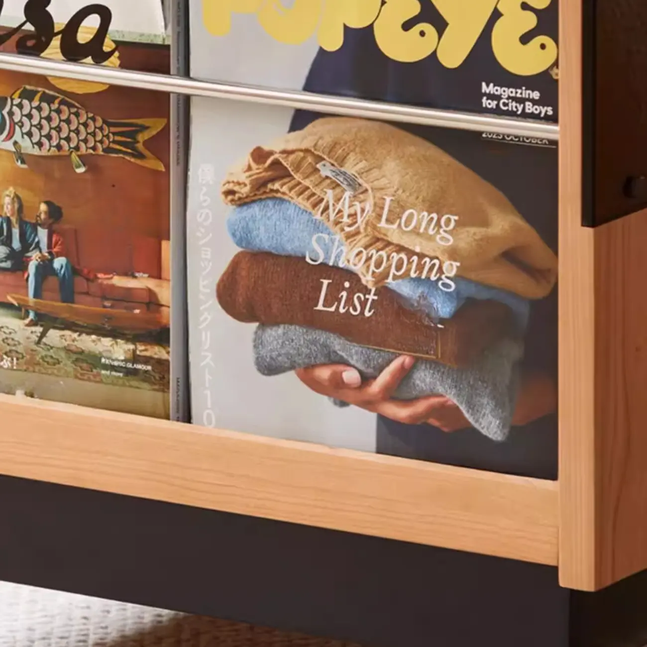 Multifunctional Lift Top Natural Wood Rolling Coffee Table Image - 6 | homeyfad