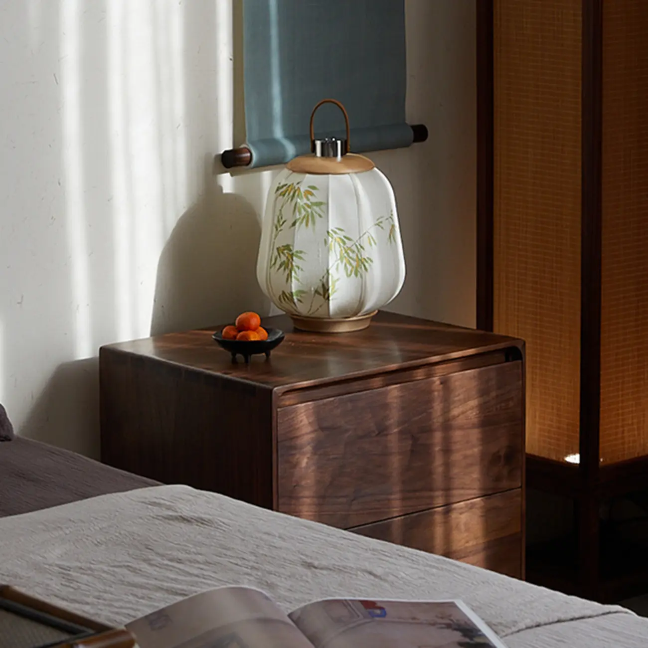 Compact Modern Wood Drawer Nightstand Image - 6 | homeyfad