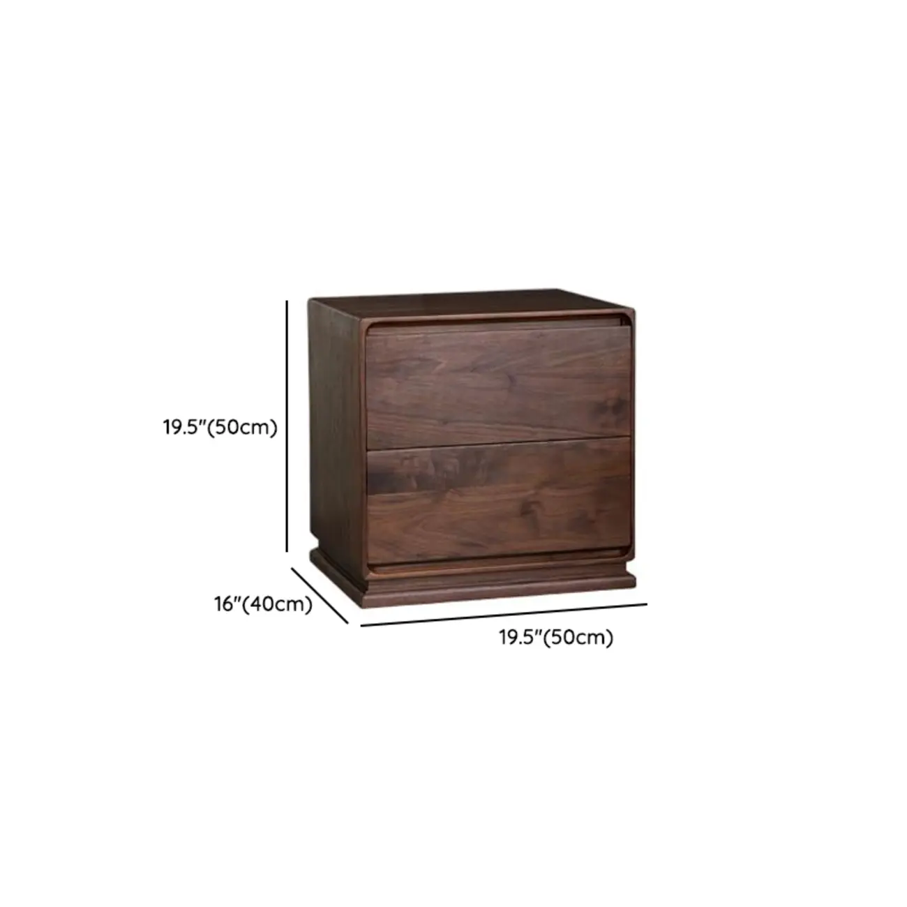 Compact Modern Wood Drawer Nightstand #size | homeyfad