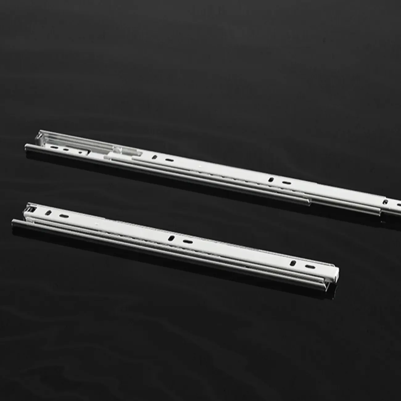 Illuminated Modern Wood Glass Nightstand Storage Image - 12