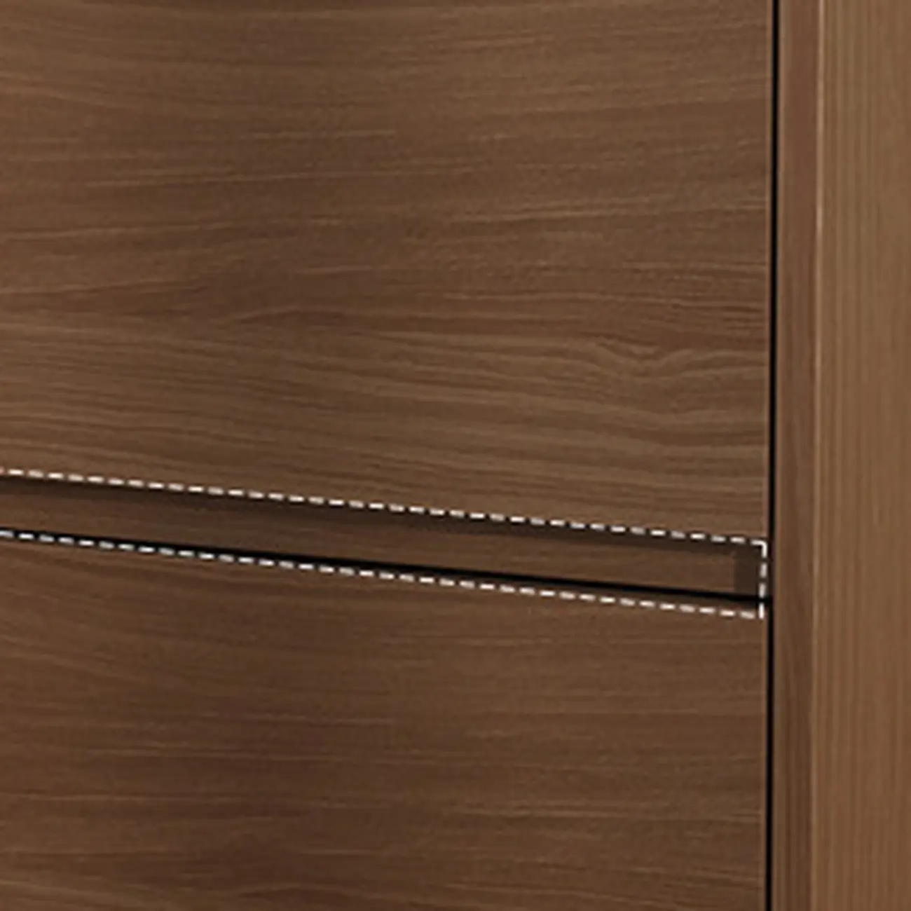 Elegant Natural Finish Wood 2-drawer Nightstand with Legs Image - 6 | homeyfad