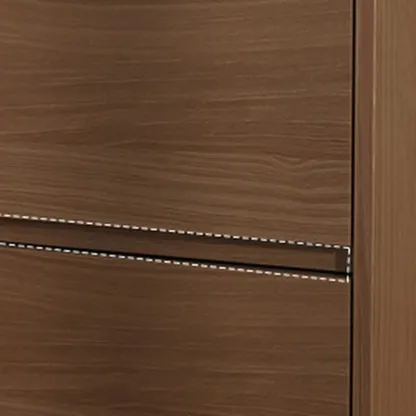 Elegant Natural Finish Wood 2-drawer Nightstand with Legs Image - 6