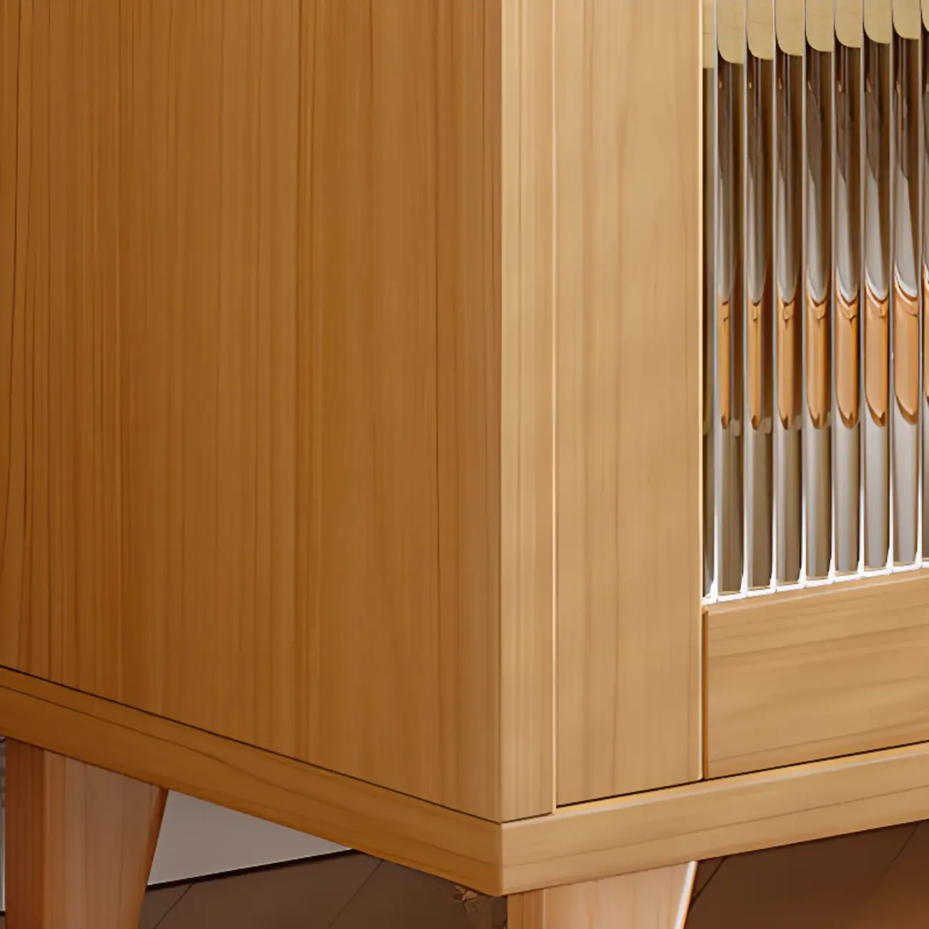 Modern Slab Sideboard with Drawers Cabinets Image - 8