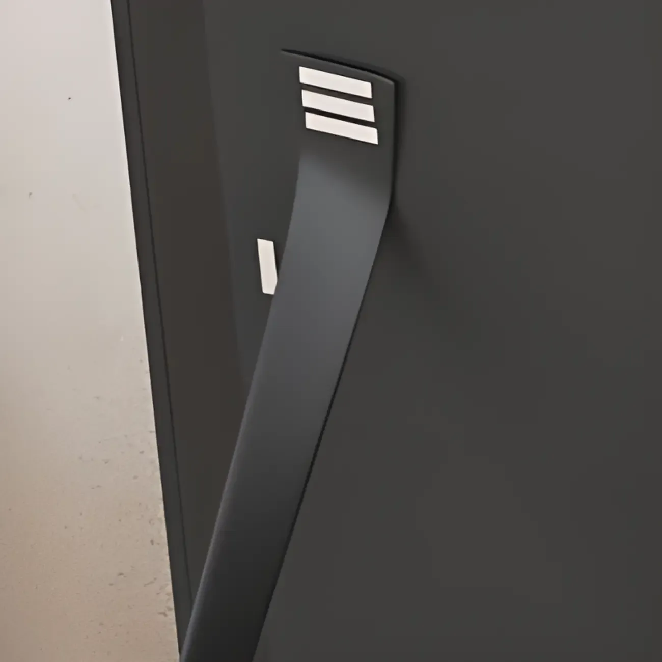 Modern Upholstered Leather Bedroom Bench with Storage Image - 6