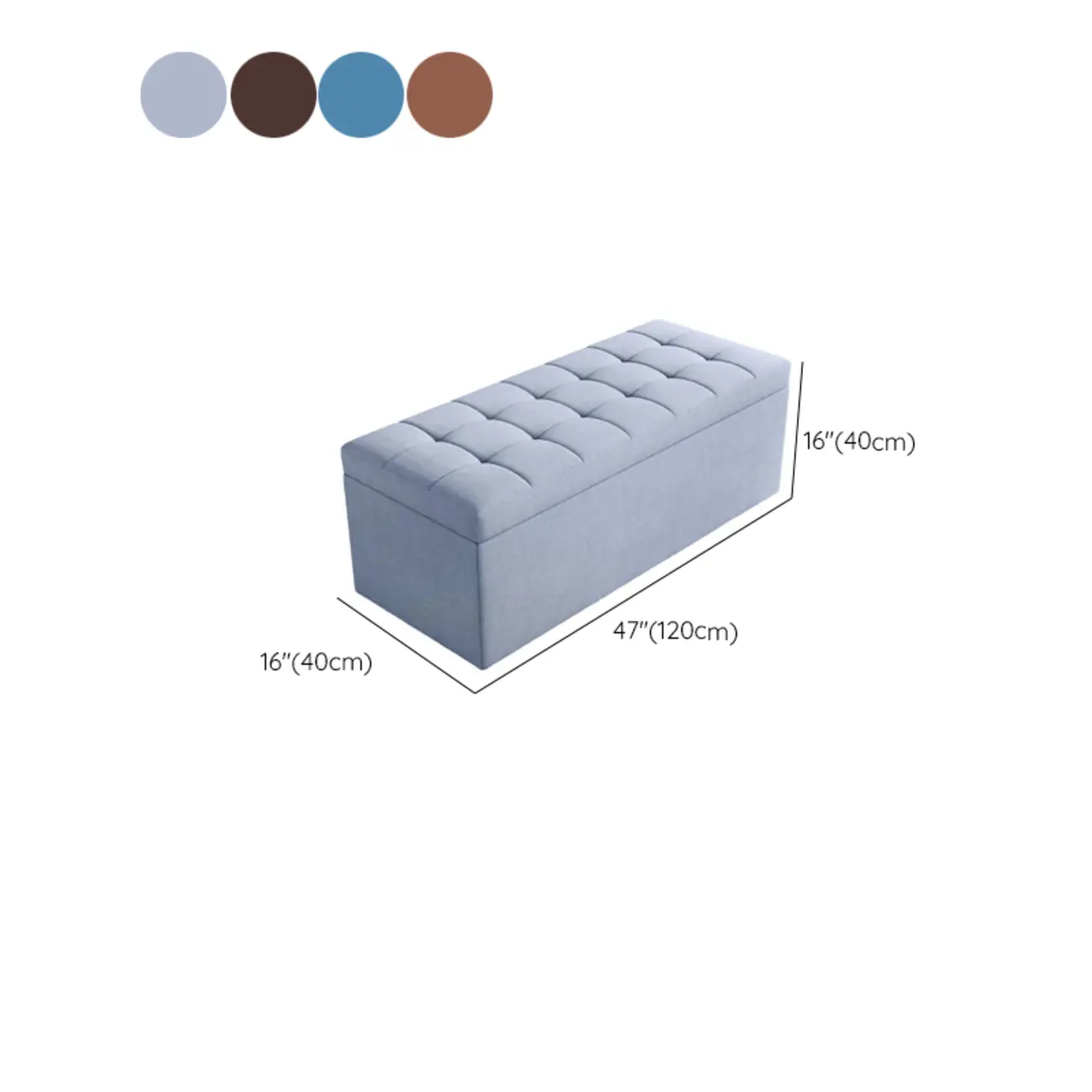 Modern Upholstered Leather Bedroom Bench with Storage Image - 29 | homeyfad