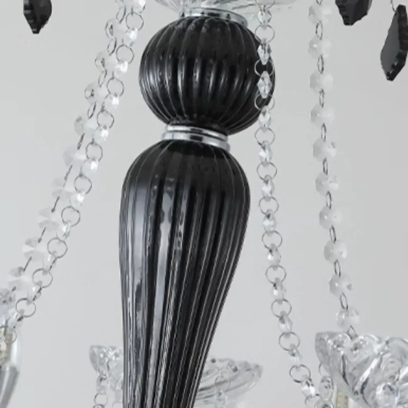 French Luxury Geometric Candelabra Adjustable Chandelier Image - 9