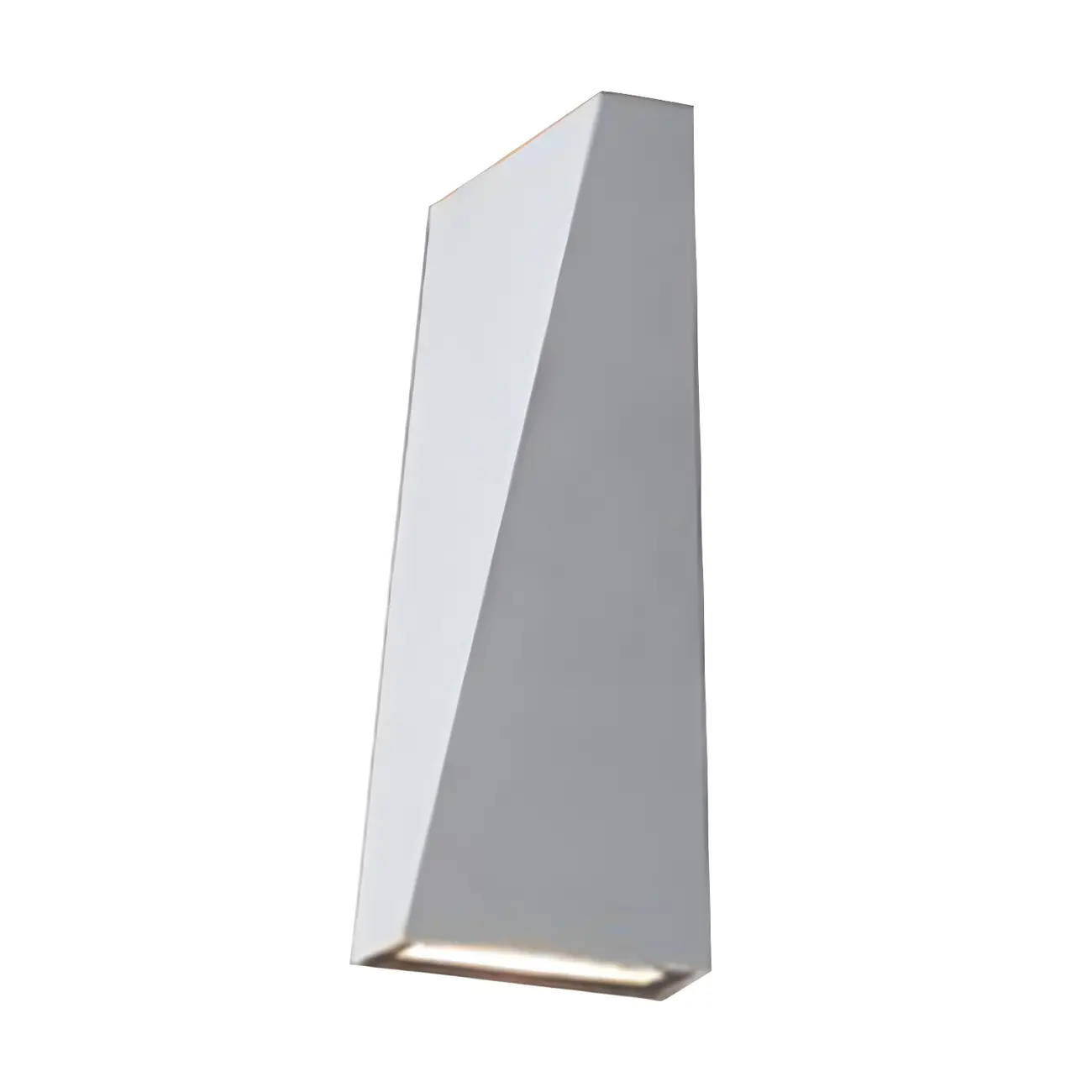 Modern Black Triangular Metal LED Outdoor Wall Light Image - 8 | homeyfad