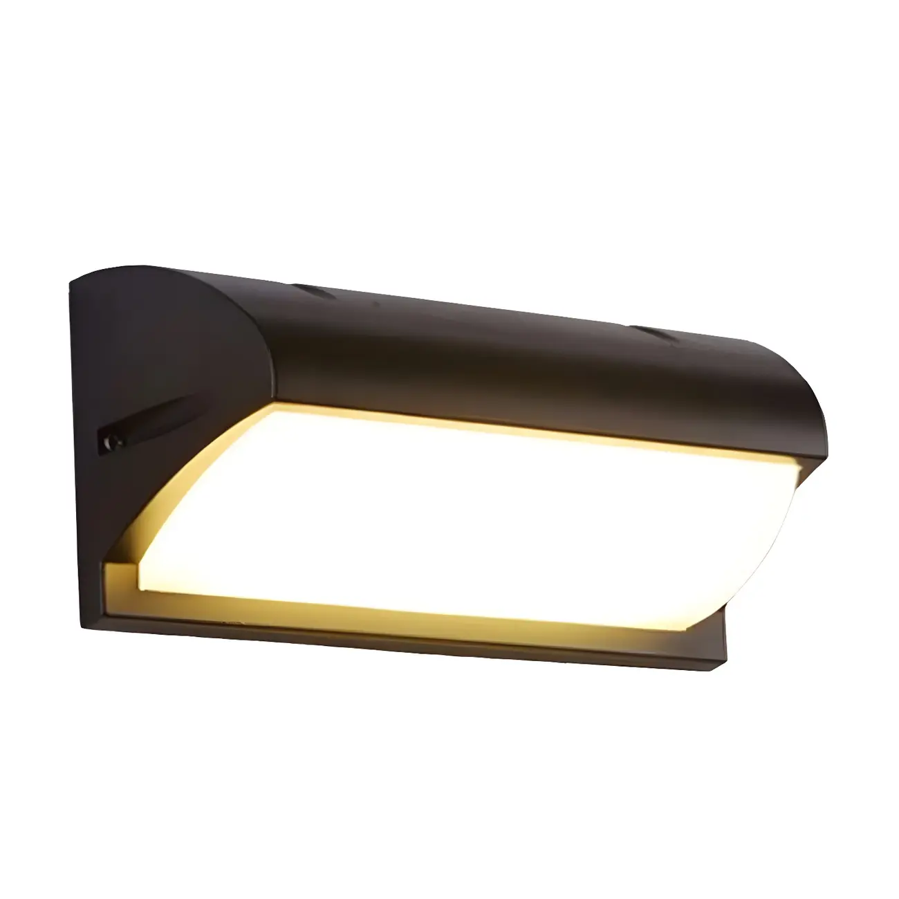 Modern Metal Black Rectangular LED Wall Light for Outdoor | homeyfad