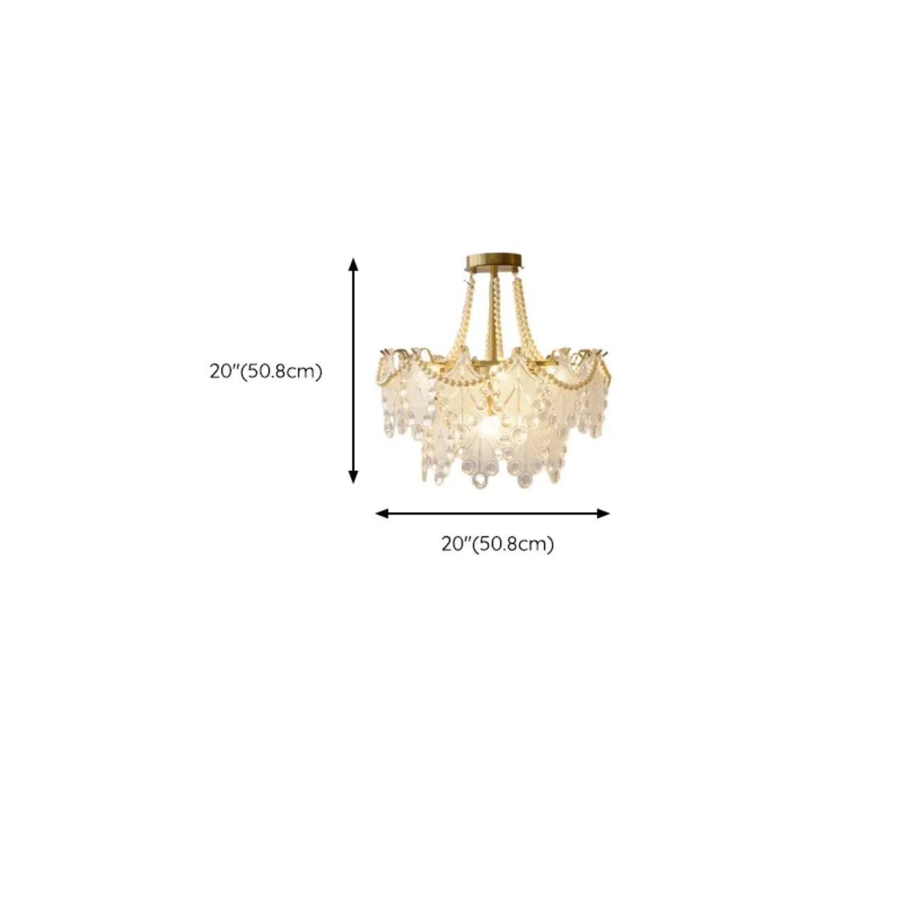 Gold Crystal Beads Chandelier with Elegant Design Image - 16 | homeyfad