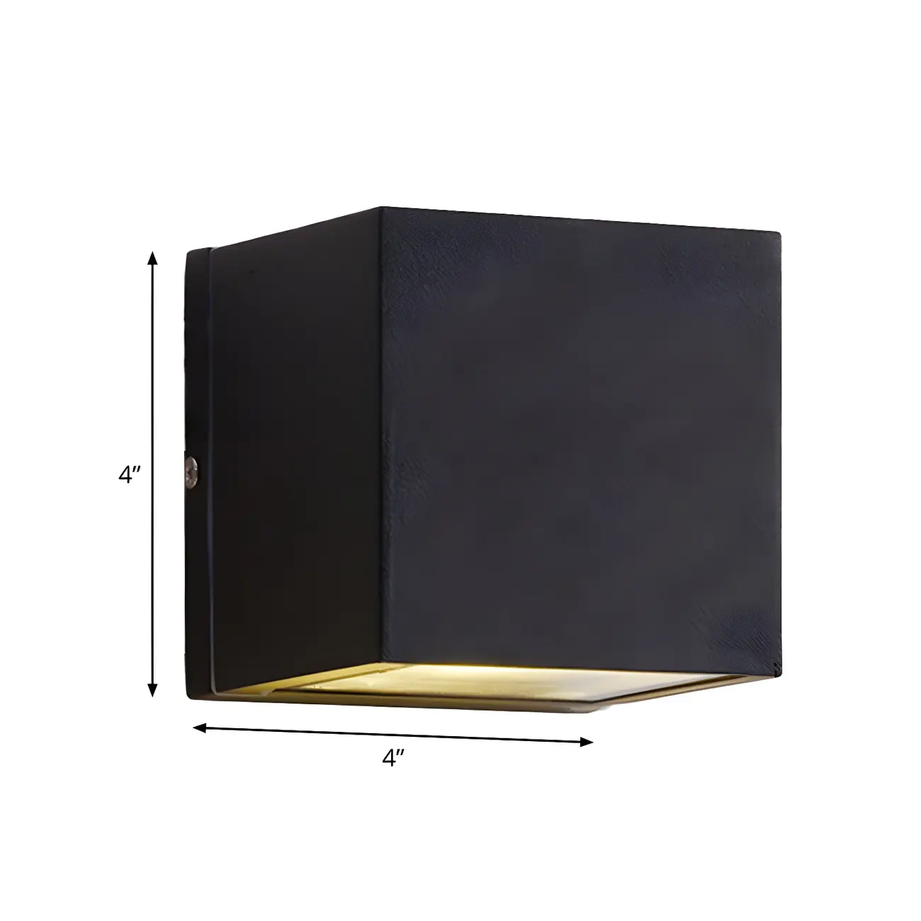 Modern Black LED Rectangular Wall Light for Outdoor Image - 8 | homeyfad
