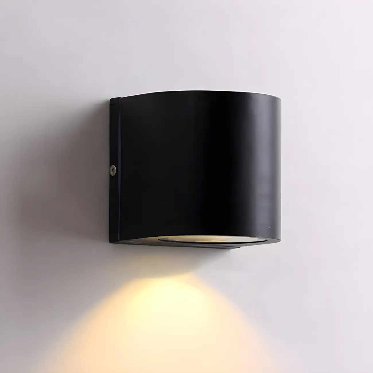 Modern Black LED Rectangular Wall Light for Outdoor Image - 13