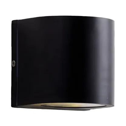 Modern Black LED Rectangular Wall Light for Outdoor Image - 14