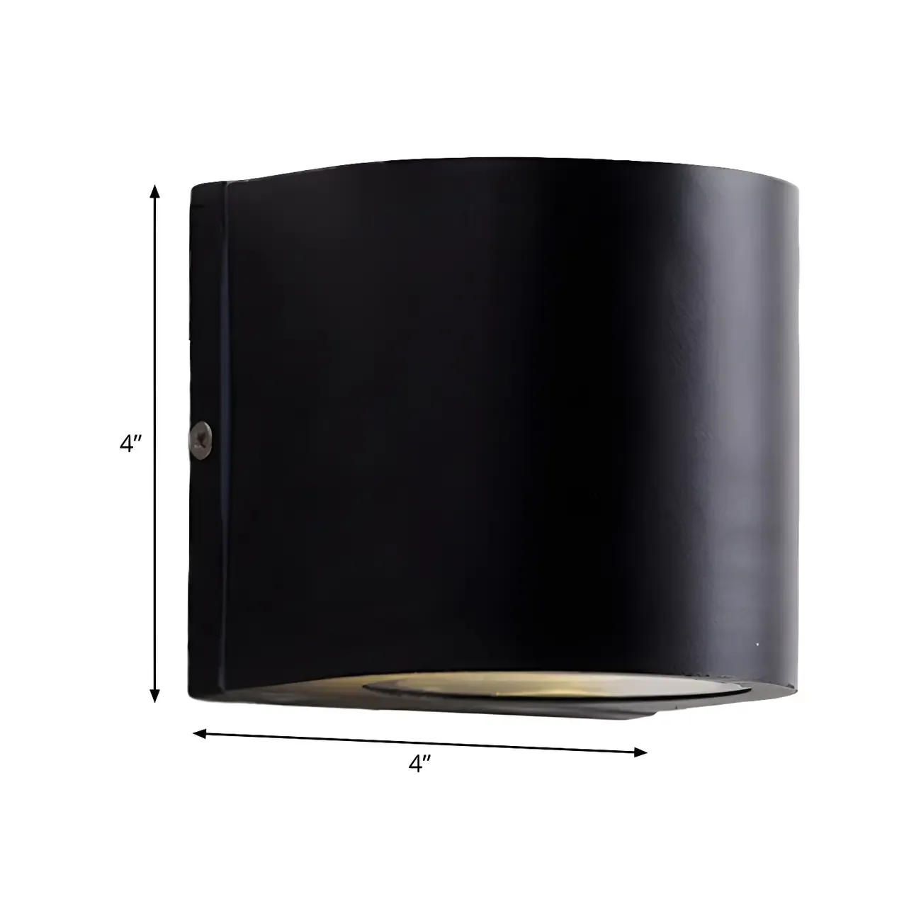 Modern Black LED Rectangular Wall Light for Outdoor Image - 15