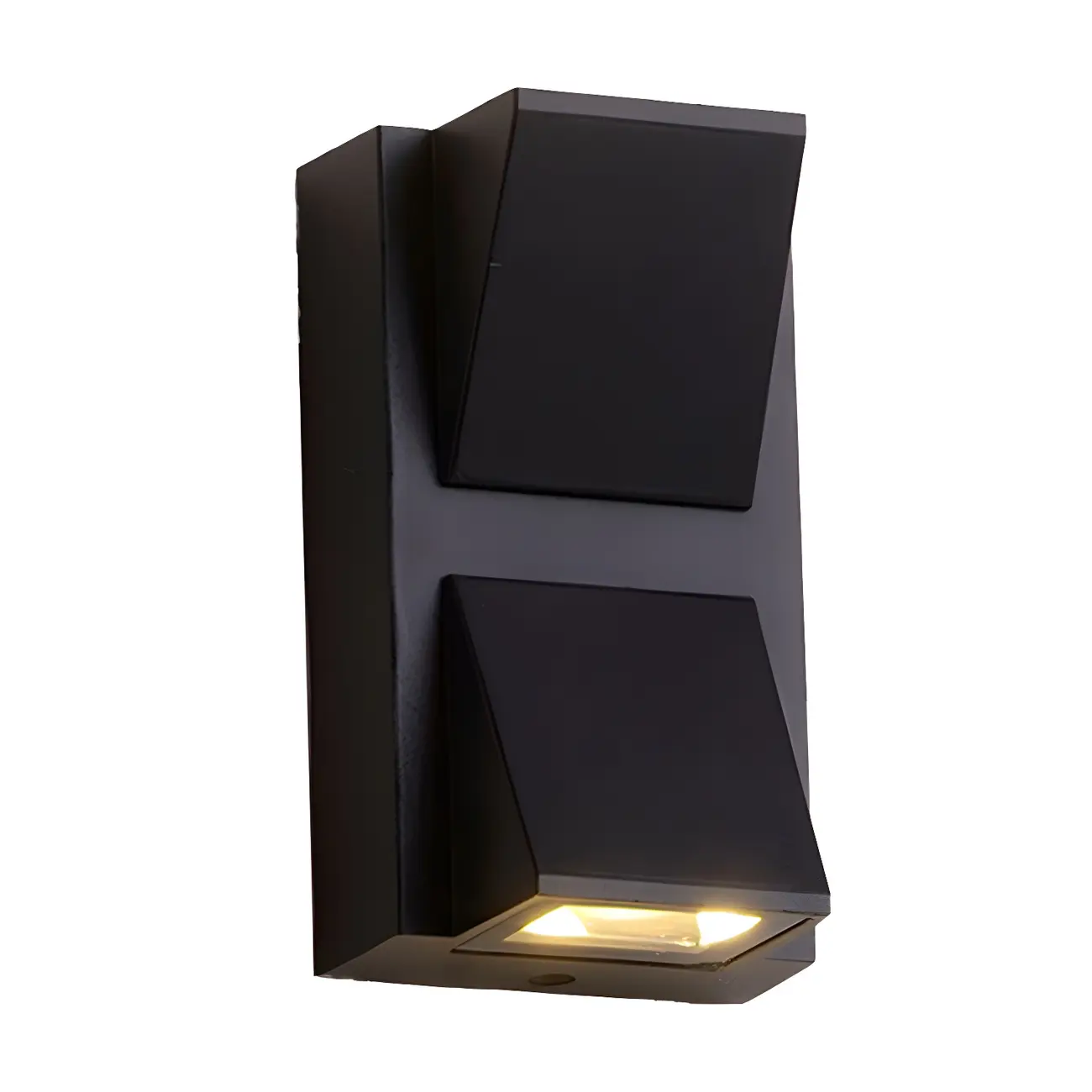Modern Black LED Rectangular Wall Light for Outdoor Image - 17 | homeyfad