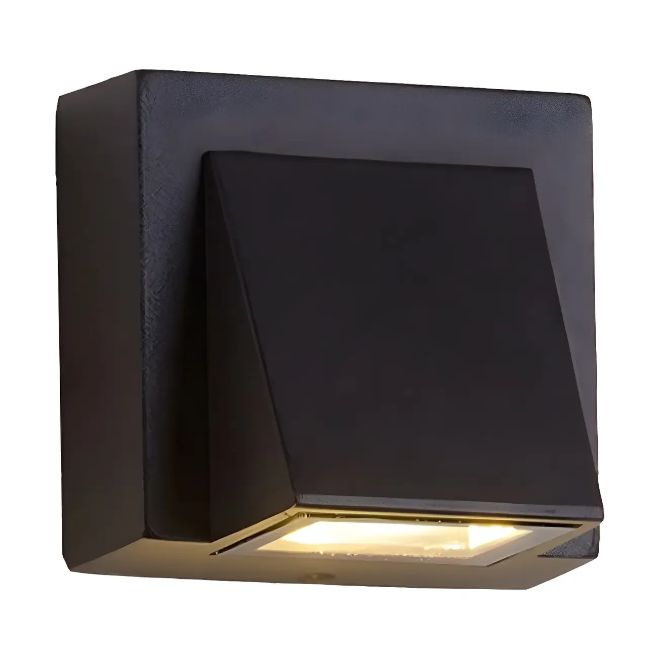 Modern Black LED Rectangular Wall Light for Outdoor Image - 20