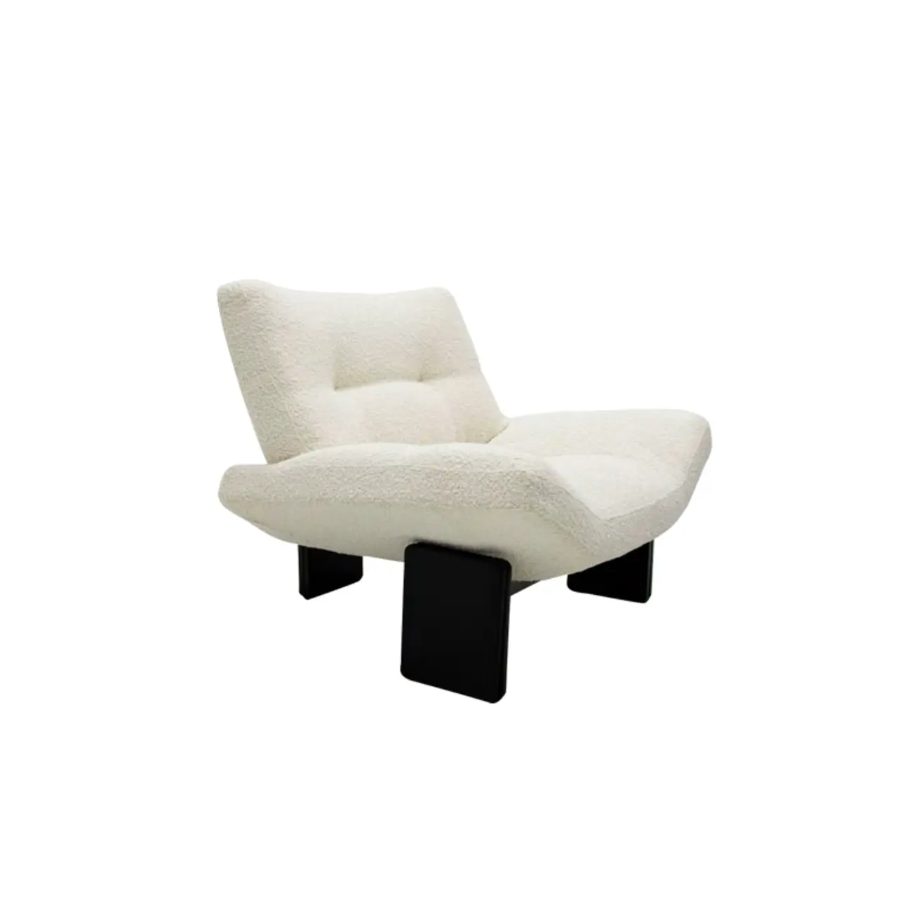 Modern Trufted Back Side Chair Loop Yarn Living Room Image - 8 | homeyfad