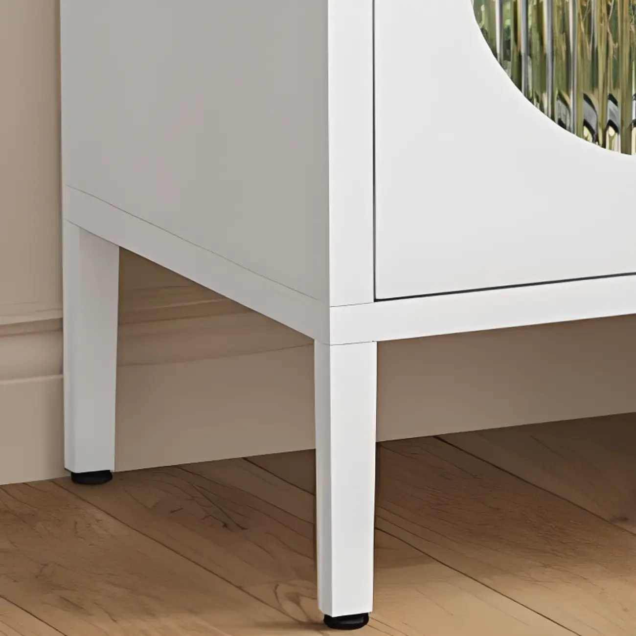 Modern Metal Buffet with Adjustable Shelf, 2/3 Doors Image - 10