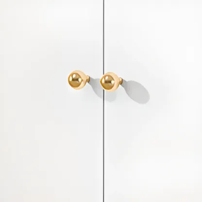 Modern Metal Buffet with Adjustable Shelf, 2/3 Doors Image - 12