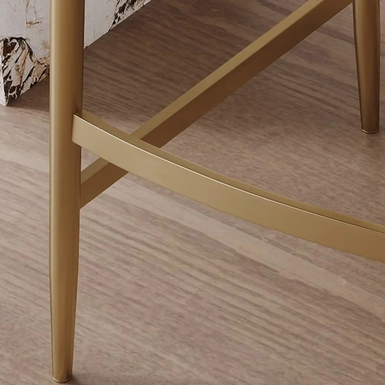 Mid Century Modern Leather Bar Stools Counter Height Image - 8 | homeyfad