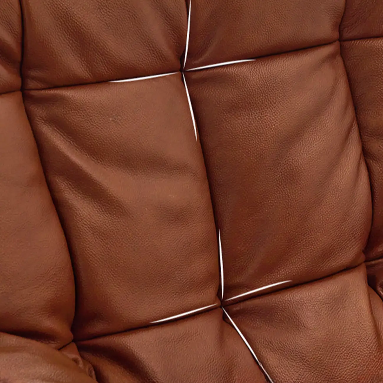 Brown Upholstered Genuine Leather Living Room Accent Chair Image - 10 | homeyfad