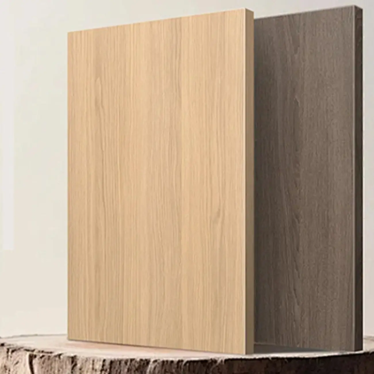 Faux Leather Wrapped Modern Multi-Drawer Nightstand Image - 5 | homeyfad